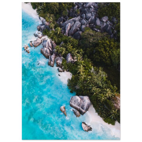 ANSE SOURCE D'ARGENT #1 POSTER, SEYCHELLEN
