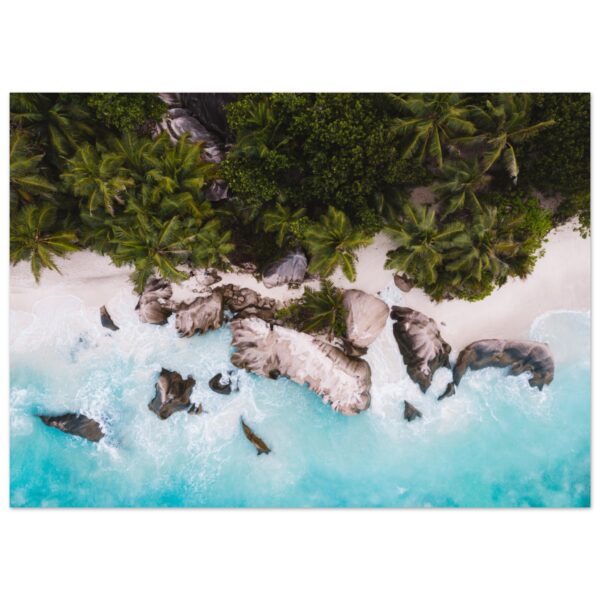 ANSE SOURCE D'ARGENT #5 POSTER, SEYCHELLEN