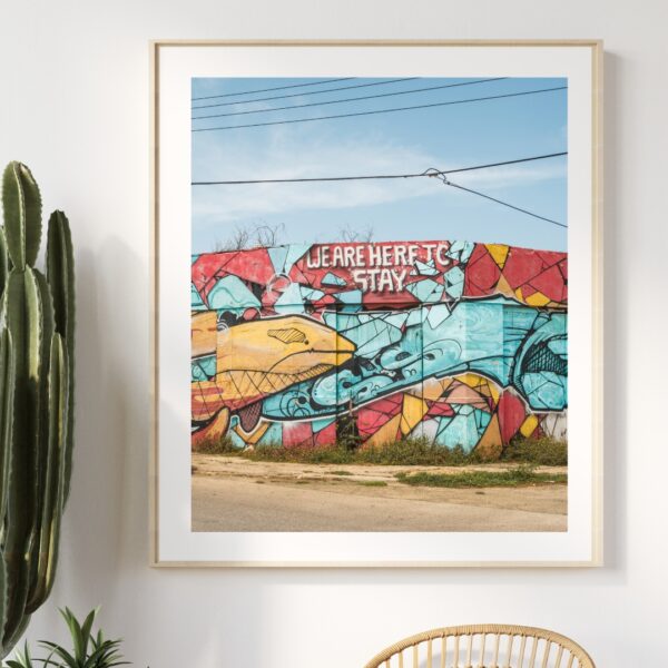WE ARE HERE TO STAY POSTER, ARUBA – Bild 4
