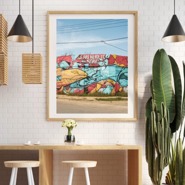 WE ARE HERE TO STAY POSTER, ARUBA – Bild 3