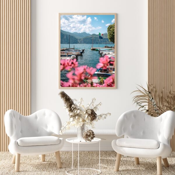 FLOWERS & BOATS #2 POSTER, GARDASEE – Bild 3