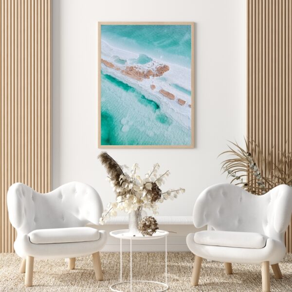 DEAD SEA SHAPES #1 POSTER, ISRAEL – Bild 3