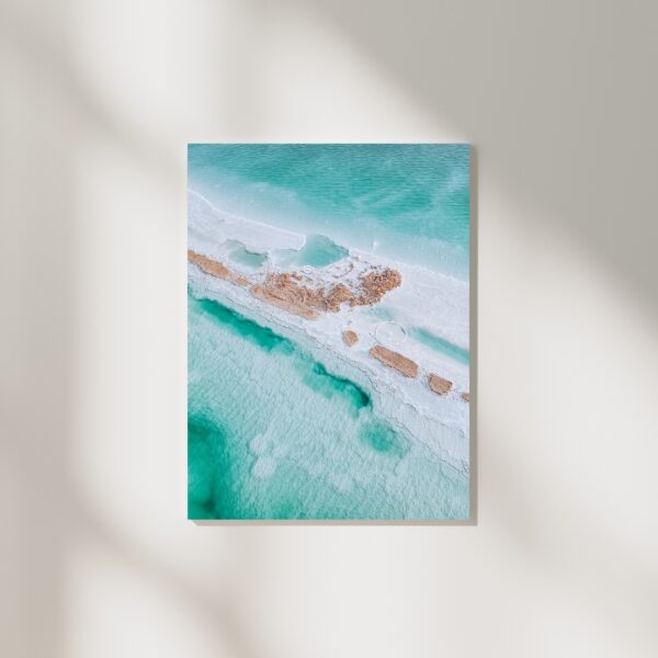 DEAD SEA SHAPES #1 POSTER, ISRAEL – Bild 2