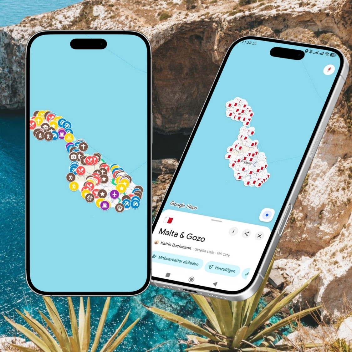 MALTA & GOZO GOOGLE KARTE